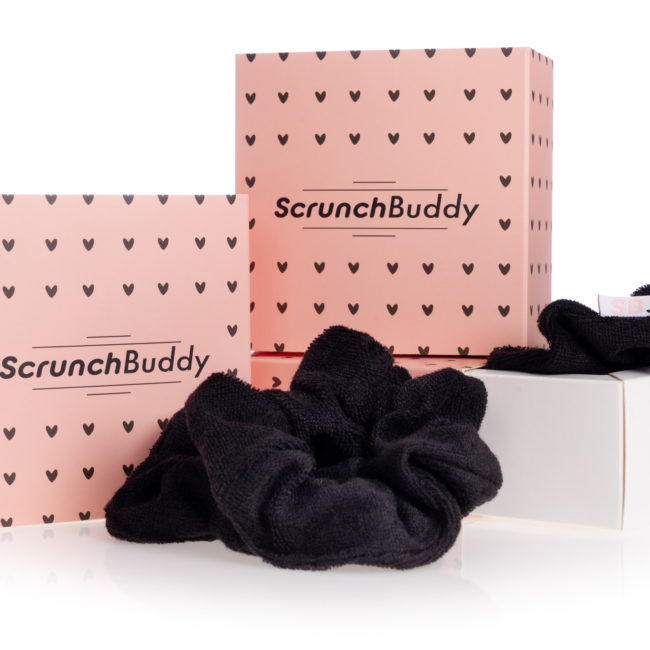 scrunch buddy product shot on white table by Albiston Creative
