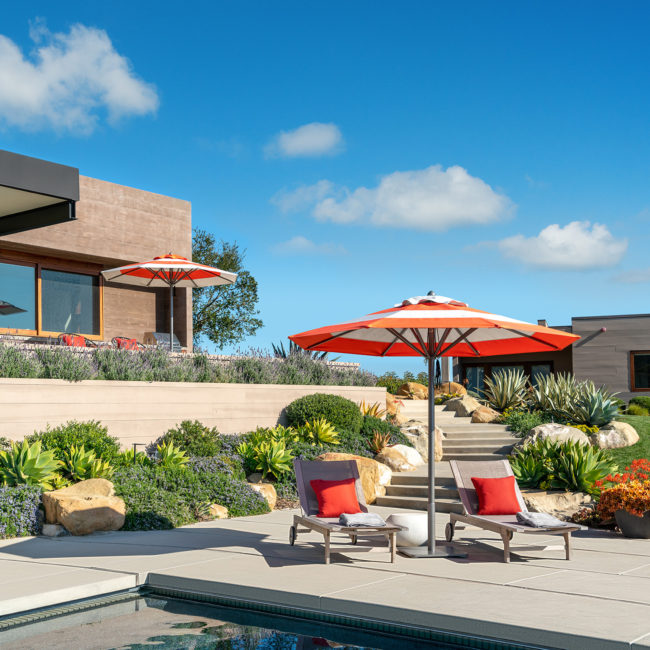 leisure setting in Santa Barbara next to pool by Steve Albiston Creative