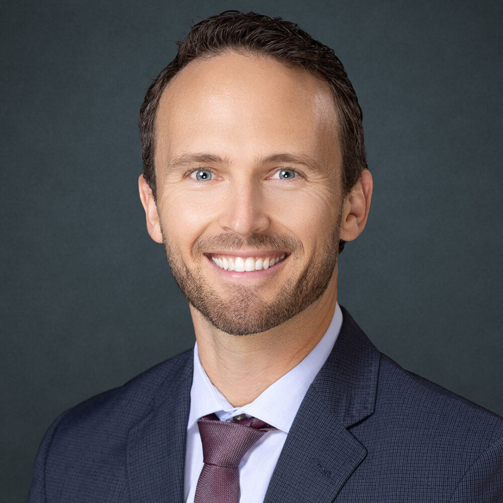 Headshot of doctor shot on location in lobby of office in Camarillo, California.