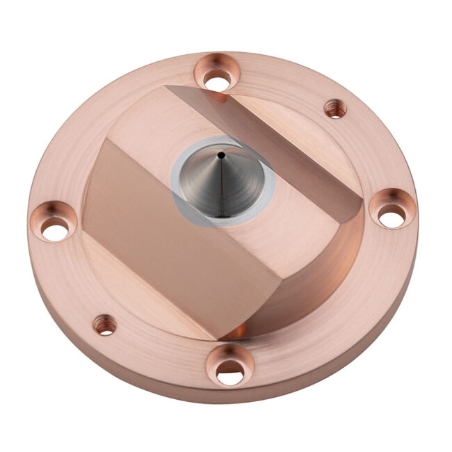 Small industrial product on white photoshoot for website.